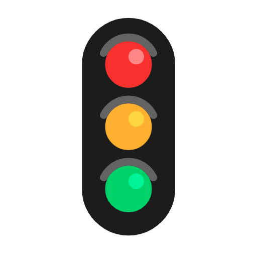 Vertical Traffic Light on Microsoft Fluent