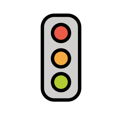 Vertical Traffic Light on OpenMoji
