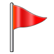 Triangular Flag On Post on Samsung
