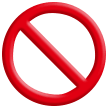 No Entry Sign on Samsung