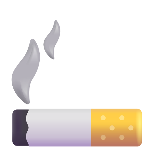 Smoking Symbol on Microsoft 3D