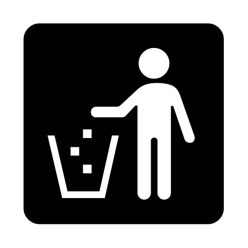 Put Litter In Its Place Symbol on Noto Emoji