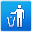 Put Litter In Its Place Symbol on Samsung