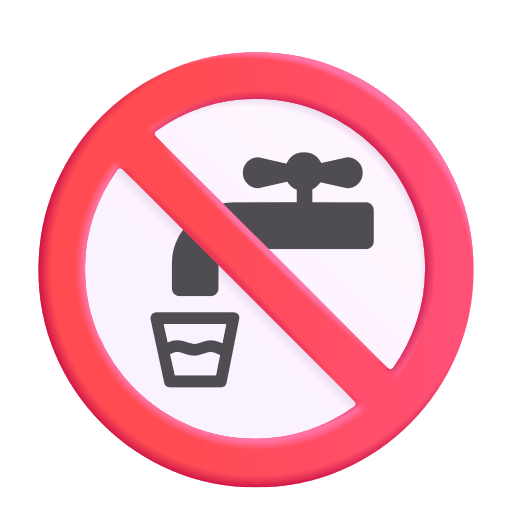 Non-potable Water Symbol on Microsoft 3D