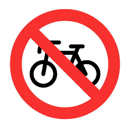 No Bicycles on Microsoft Fluent