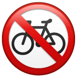 No Bicycles on WhatsApp
