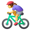 Woman Biking on Samsung
