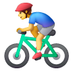 Man Biking on Samsung