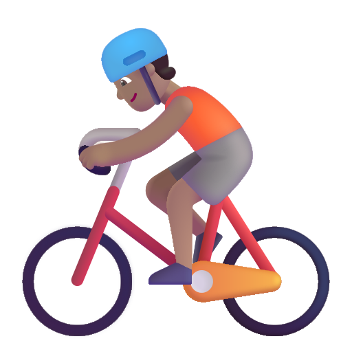 Bicyclist: Medium Skin Tone on Microsoft 3D