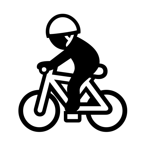 Bicyclist on Noto Emoji