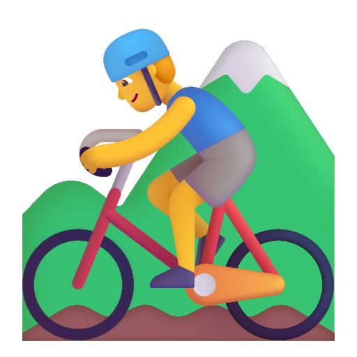 Man Mountain Biking on Microsoft 3D