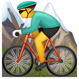 Man Mountain Biking on WhatsApp
