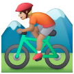 Mountain Bicyclist: Medium-Light Skin Tone on Samsung