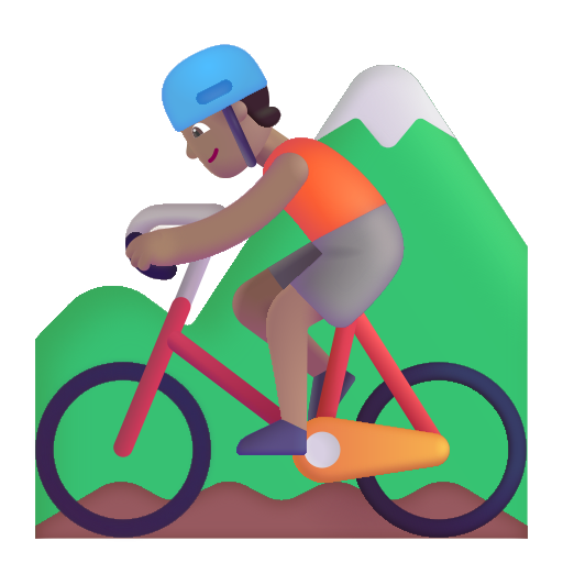 Mountain Bicyclist: Medium Skin Tone on Microsoft 3D
