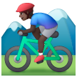 Man Mountain Biking: Dark Skin Tone on Samsung