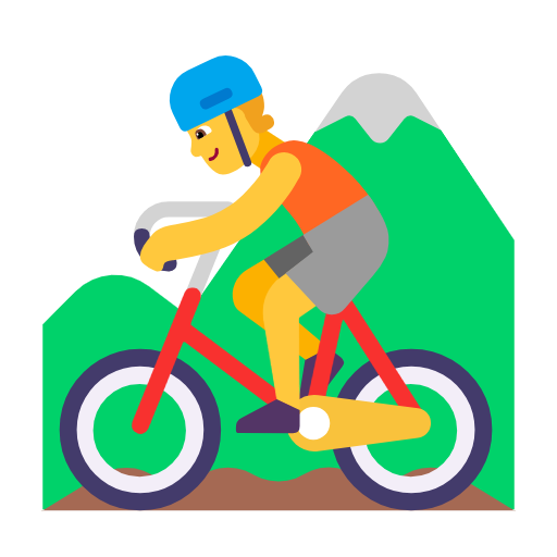 Mountain Bicyclist on Microsoft Fluent