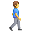 Man Walking Facing Right on Samsung