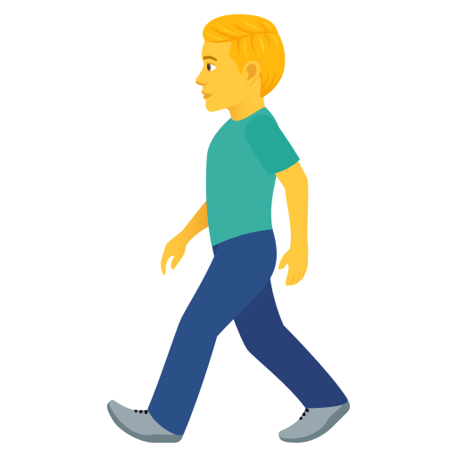 Man Walking on JoyPixels