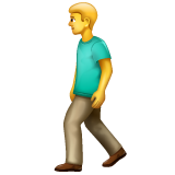 Man Walking on WhatsApp