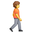 Person Walking Facing Right on Samsung