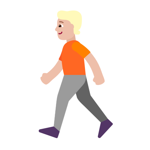 Pedestrian: Medium-Light Skin Tone on Microsoft Fluent