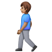 Man Walking: Medium Skin Tone on Samsung
