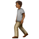 Pedestrian: Medium-Dark Skin Tone on WhatsApp