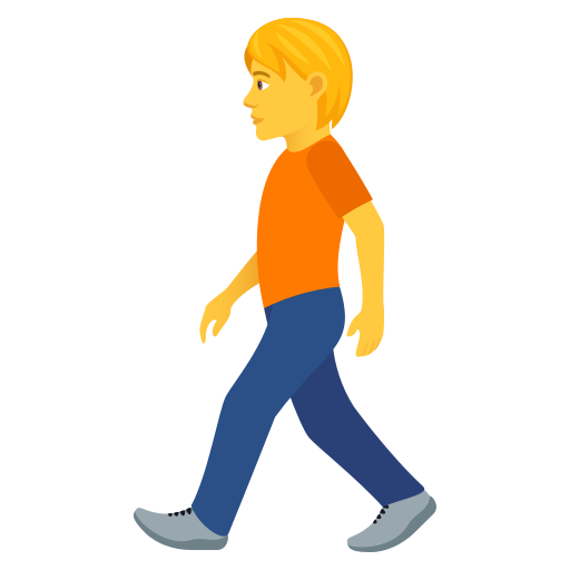 Pedestrian on JoyPixels
