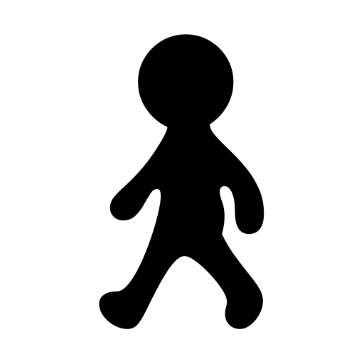 Pedestrian on Noto Emoji