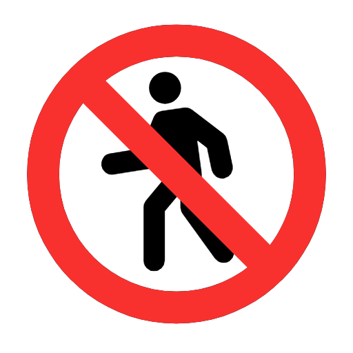 No Pedestrians on Microsoft Fluent