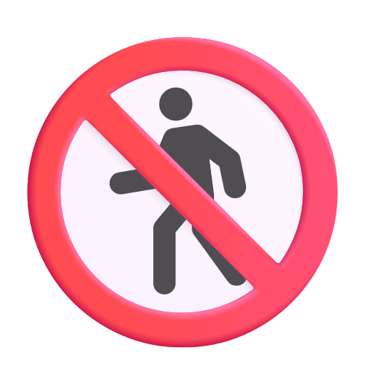 No Pedestrians on Microsoft 3D