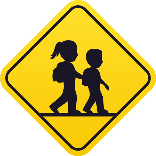 Children Crossing on JoyPixels