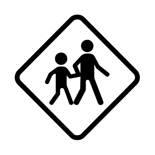 Children Crossing on Noto Emoji