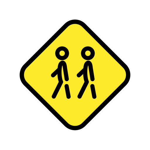 Children Crossing on OpenMoji