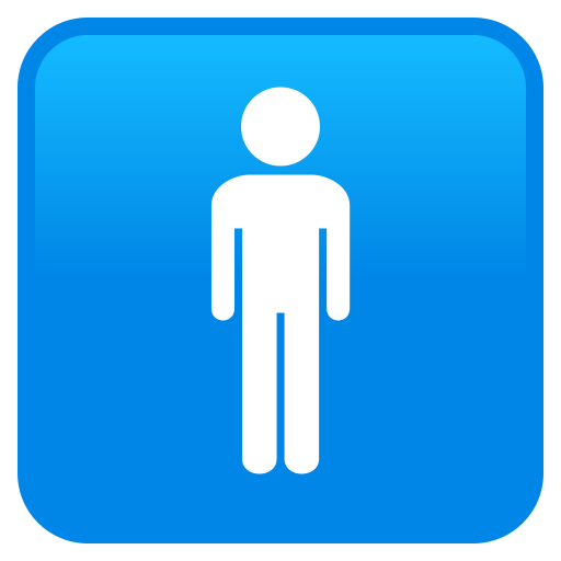 Mens Symbol on JoyPixels