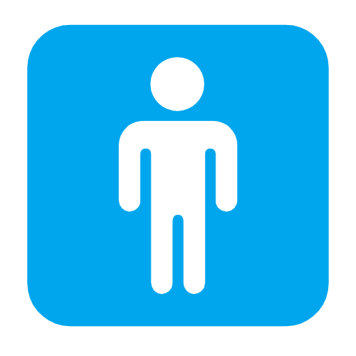 Mens Symbol on Microsoft Fluent