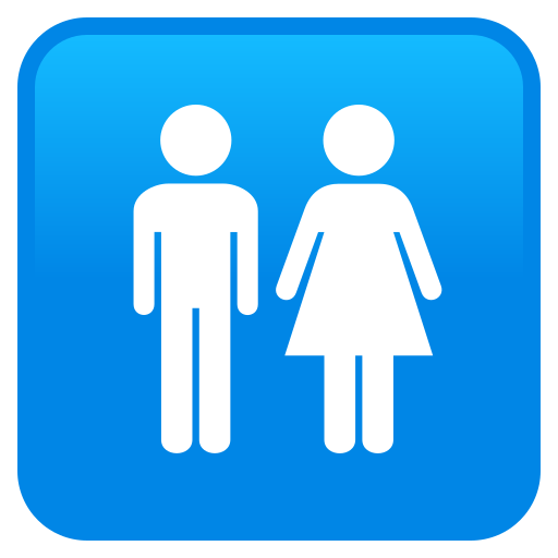 Restroom on JoyPixels