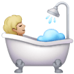Bath: Medium-Light Skin Tone on Samsung