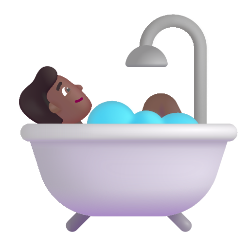 Bath: Medium-Dark Skin Tone on Microsoft 3D