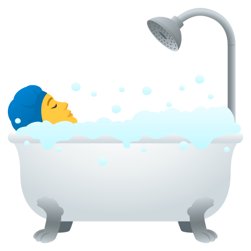 Bath on JoyPixels