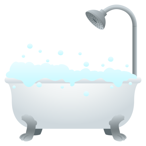 Bathtub on JoyPixels