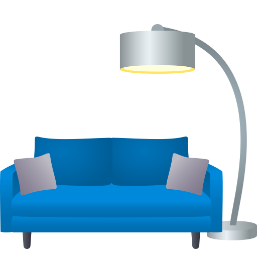 Couch And Lamp on JoyPixels