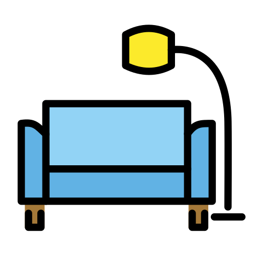 Couch And Lamp on OpenMoji
