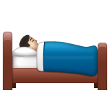 Sleeping Accommodation: Light Skin Tone on WhatsApp