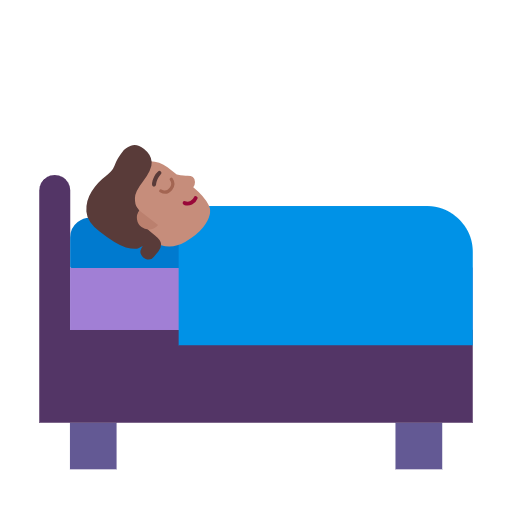 Sleeping Accommodation: Medium Skin Tone on Microsoft Fluent