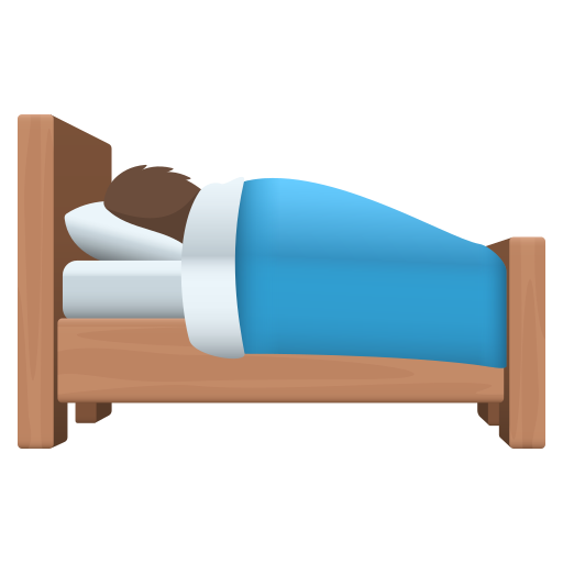 Sleeping Accommodation: Medium-Dark Skin Tone on JoyPixels