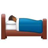 Sleeping Accommodation: Medium-Dark Skin Tone on WhatsApp
