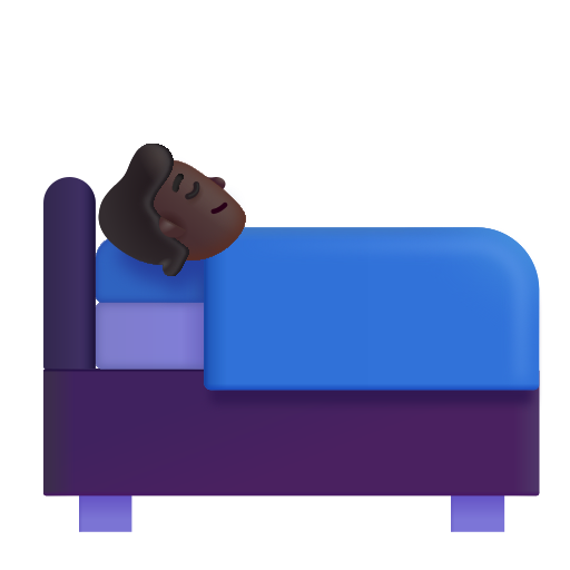 Sleeping Accommodation: Dark Skin Tone on Microsoft 3D