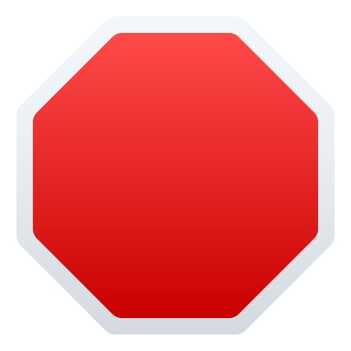 Octagonal Sign on JoyPixels