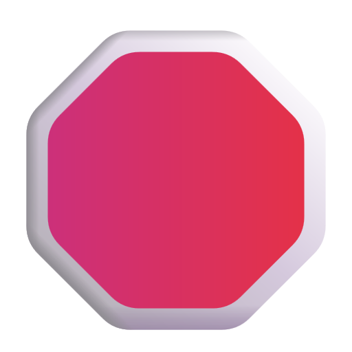 Octagonal Sign on Microsoft 3D